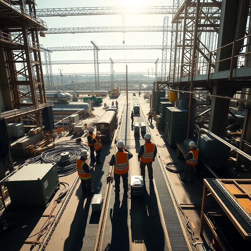 Private industrial communications infrastructure